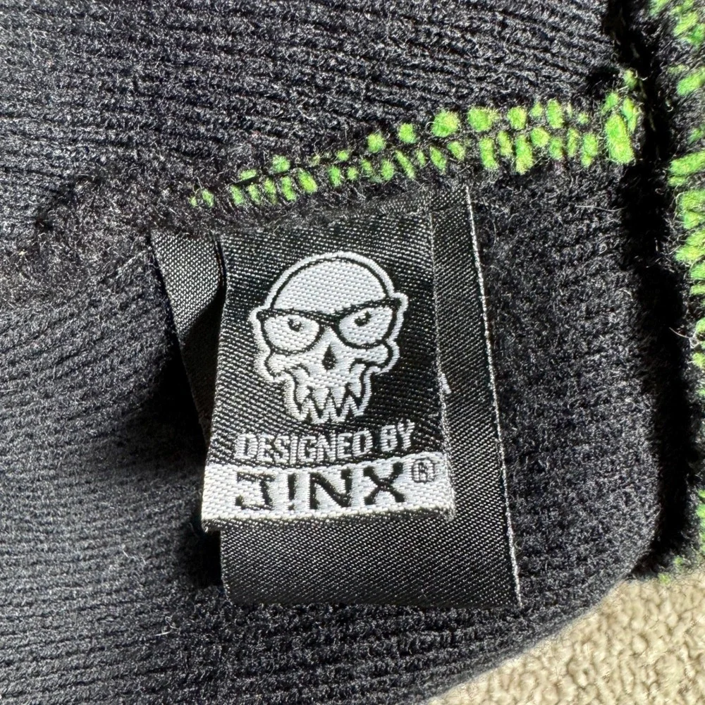 Jinx Minecraft Beanie Scarf Set Pixel Checkered Green Creeper Video Game Kids OS